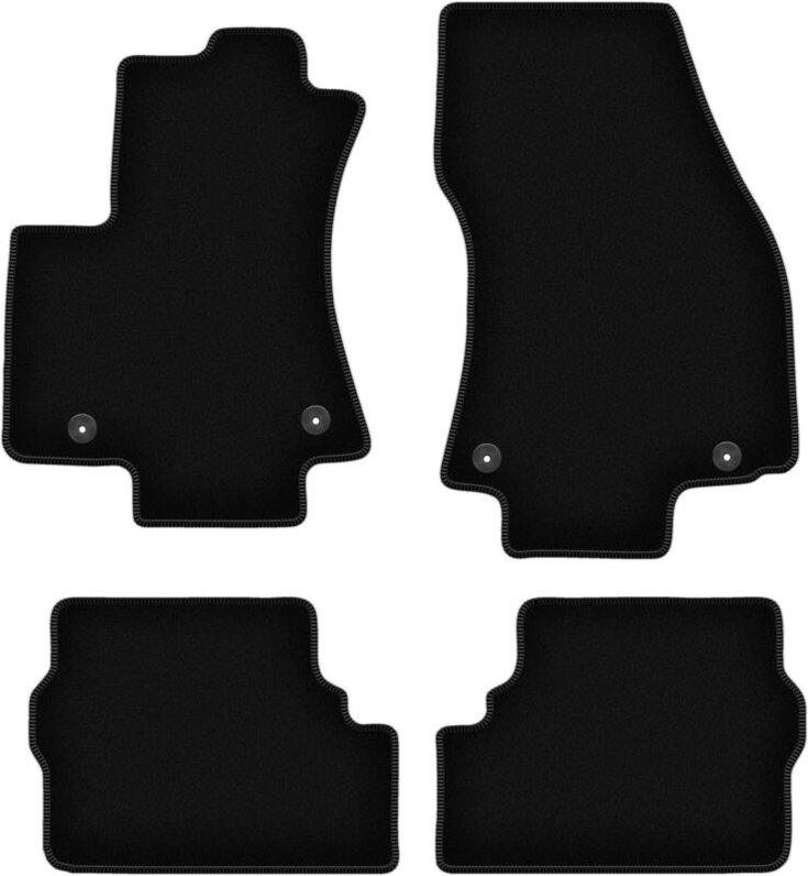 BASIC schwarze Veloursmatten für: Opel Zafira A Minivan (1999-2005)