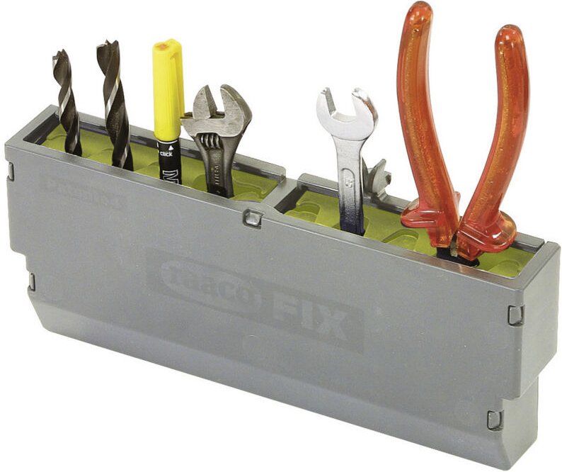 136839 Werkzeughalter Fix klein, 2 Stk je Set (l x b x h) 242 x 38 x 100 mm 1 St. - Raaco