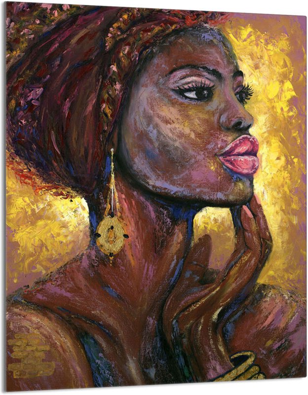 Glasschneidebrett 40x52 Frau