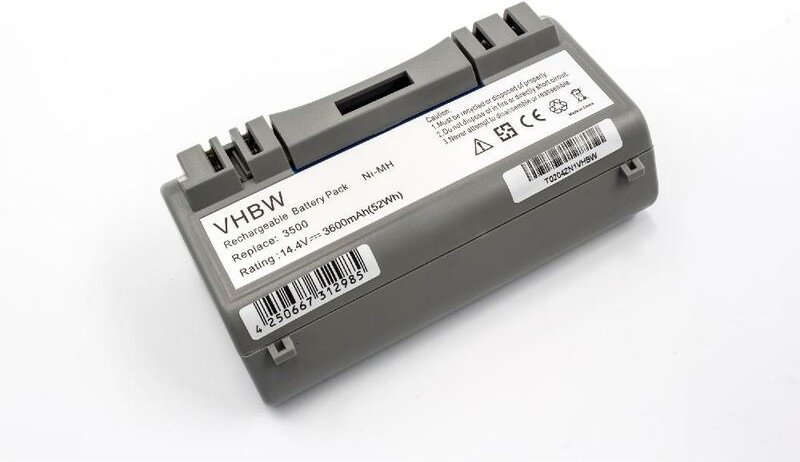 NiMH Akku 3600mAh (14.4V) kompatibel mit Saugroboter Home Cleaner Heimroboter Ersatz für aeg 14904 - Vhbw