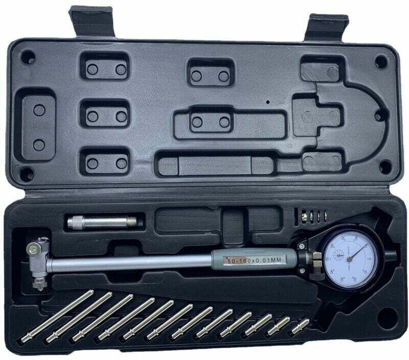 Bohrungsprüfer, Bohrungsmessanzeige, Durchmesser 50–160 mm, 0,01 mm Durchmesseranzeigen, Messgerät, Präzisions-Motorzyli...