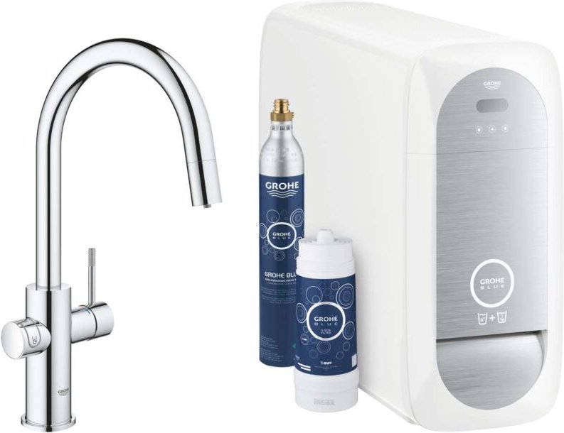 Grohe - Blue Home C-Auslauf Starter Kit Einhand-Spültischbatterie,