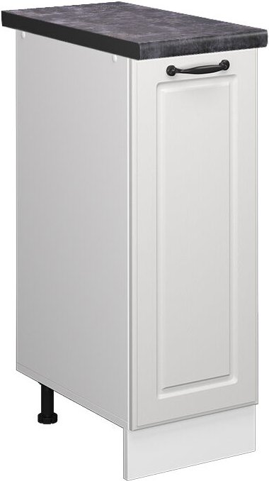 Vicco - Apothekerschrank R-Line, Weiß Landhaus, 30 cm , ap Anthrazit