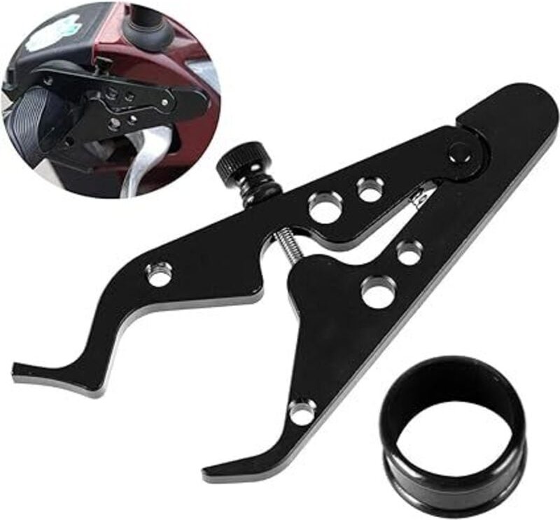 Thumbnail - Universelle Motorrad-Gashilfe, Motorrad-Verriegelungsassistent, Tempomat-Klemmgriff mit Silikonring - Ahlsen