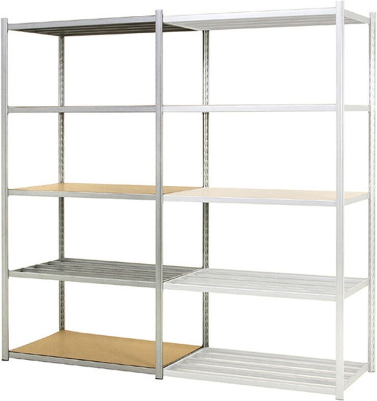 Regale für die Werkstatt 5 Ebenen - Startmodul - 2000x1250x600mm - Max. Belastung pro Ebene 216kg/Ebene - RAYEPS/1260/5N...