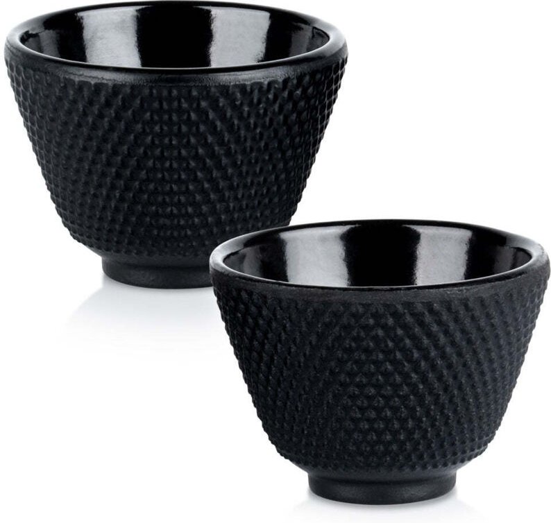 Cast iron enameled tea cups cast line 60 ml 2 pcs