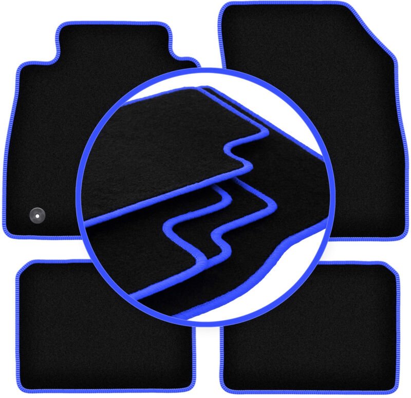 CARLUX-BLUE Autofußmatten für: Nissan Micra K14 Fließheck (2017-)
