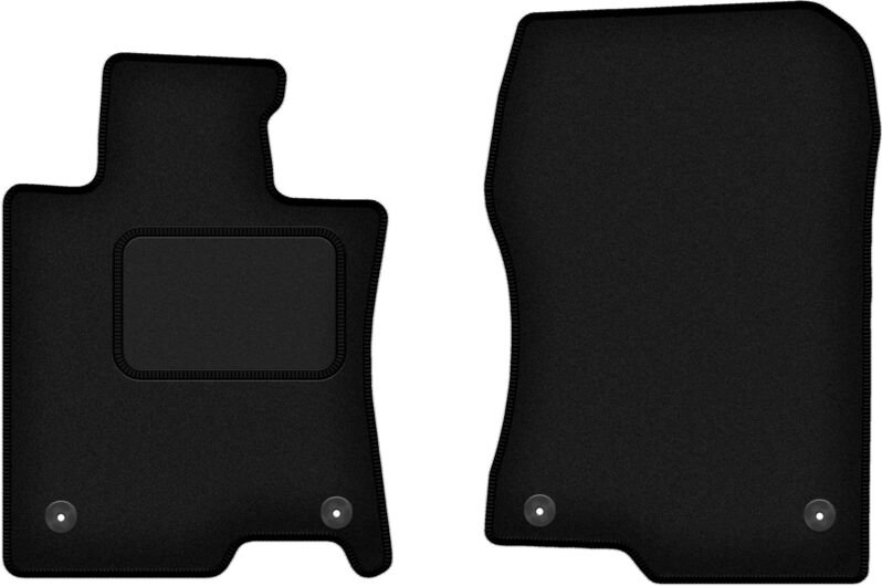 Vordere Matten schwarz für: Honda Accord VIII Limousine, Kombi, Tourer (2011-2015)