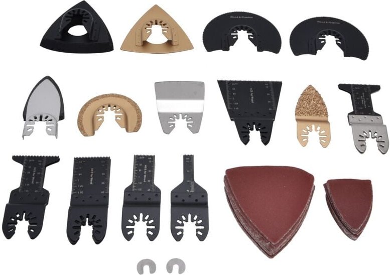 81 Teile/satz Oszillierende Sägeblätter Kit High Carbon Stahl Multitool Klinge Quick Release Schneiden Werkzeug