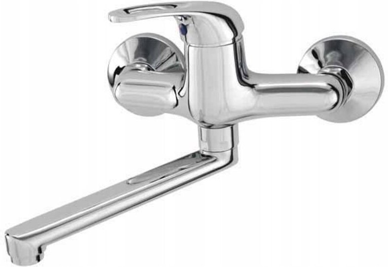 Wandmontierter Waschtischarmatur, Beweglicher Auslauf, Fiji