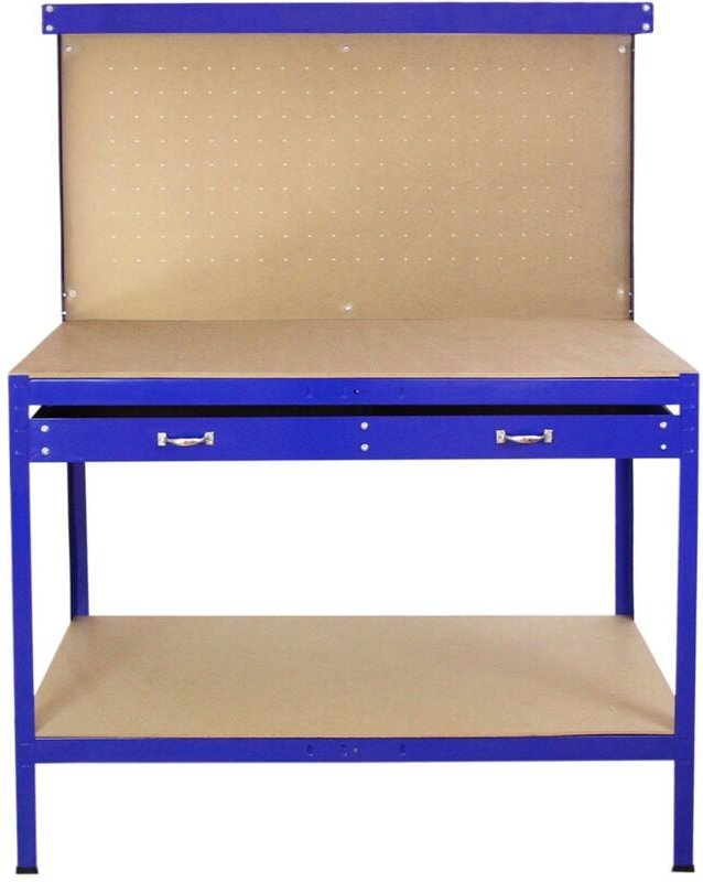 Monster Racking - Werkbank Werktisch Arbeitstisch Arbeitsplatte Haken Schublade Werkstatt Blau