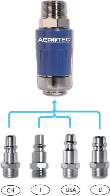 2005309 Druckluft-Sicherheitskupplung 1 St. - Aerotec