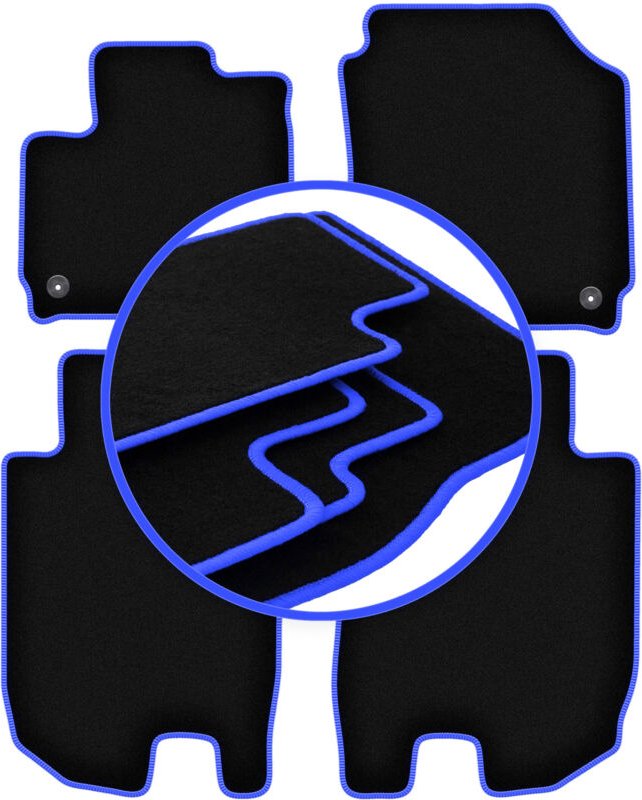 CARLUX-BLUE Autofußmatten für: Honda HR-V III Crossover (2018-)