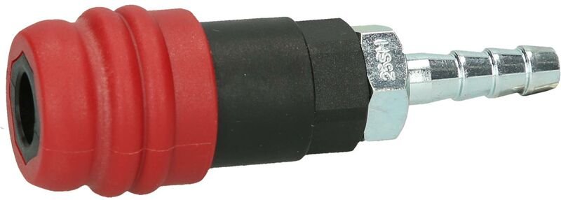 2 Stufen-Druckluft-Sicherheitskupplung mit Schlauchtülle, 9mm