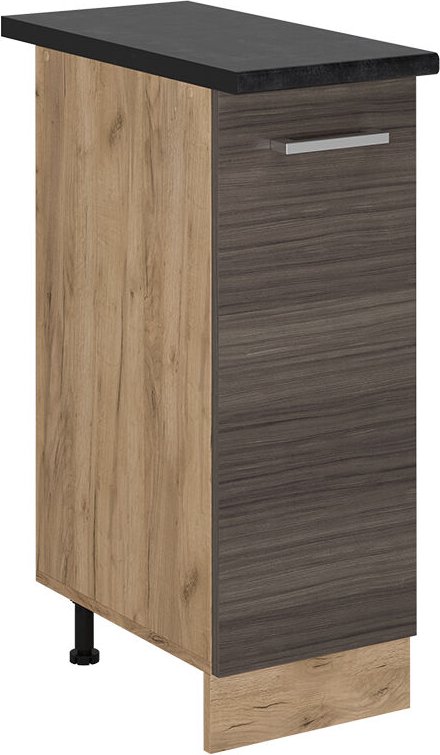 Vicco - Apothekerschrank R-Line, Edelgrau, 30 cm , ap Anthrazit