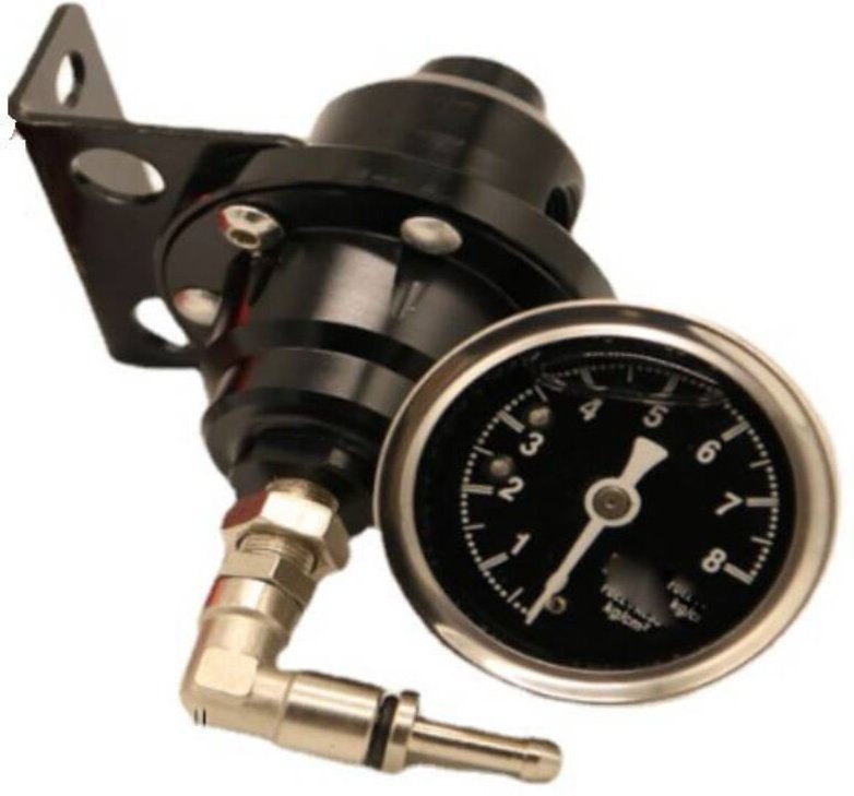 Einstellbarer Kraftstoffdruckregler aus Aluminiumlegierung, einstellbarer Kraftstoffdruckregler für Kraftfahrzeuge mit M...