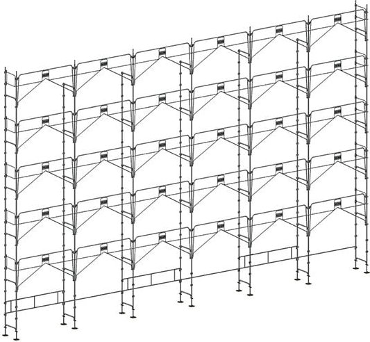 Matisère - Gerüst 180m² - Struktur allein - Gelände Version - DUO228GC-S