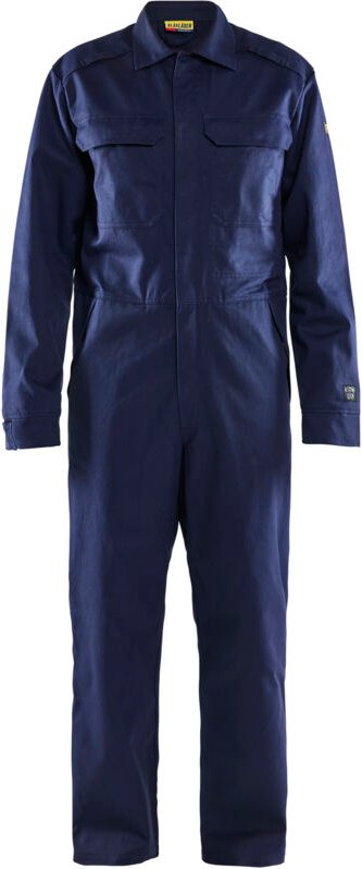 Arbeitsanzug mit langen Ärmeln, flammhemmend 6704 - Marine 40