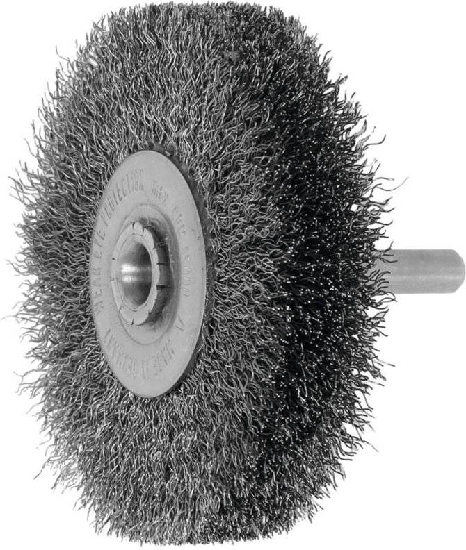 Thumbnail - Lessmann ® - Lessmann Schaft-Rundbürste INOX-Komplett 0,20 mm, Bürsten-⌀xBesatzbreite: 70X16 mm
