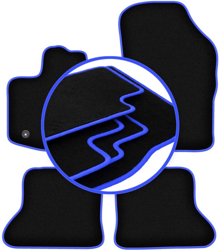 CARLUX-BLUE Automatten für: Dacia Dokker Minivan (2013-)