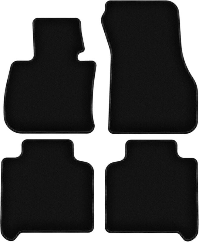 BASIC schwarze Veloursmatten für: BMW 2 F46 Gran Tourer (2015-)