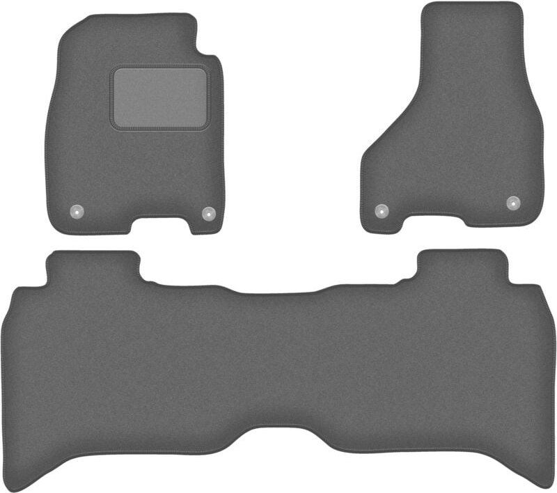 Graphit-Fußmatten für: Dodge RAM DS DJ 1500 Pickup (2012-2020)