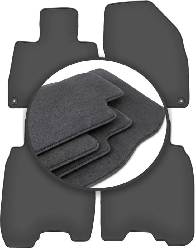 Premium-Fußmatten für: Honda Civic VIII (UFO) Fließheck (2006-2012)