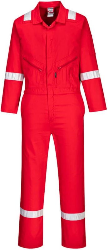 Thumbnail - Baumwoll-Overall Iona Rot M - FR(42-44) - UK(32-34)