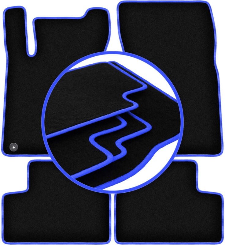 CARLUX-BLUE Autofußmatten für: Mercedes CLA II C118 Limousine (2019-)