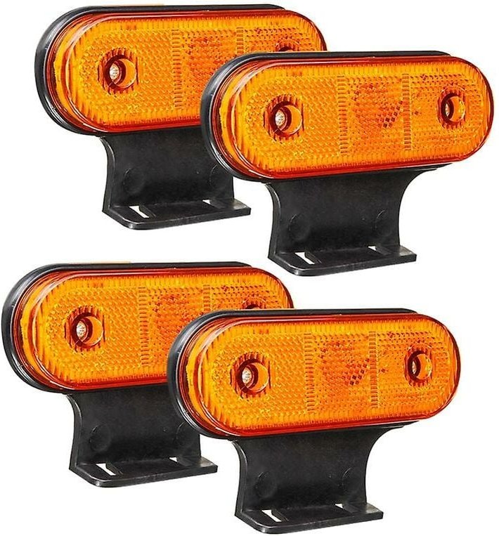 Woosien - 4 stücke 12 v 24 v 20 Led Auto Lkw Seite Marker Licht Hinten Rücklicht Zubehör Für Rv Anhänger lkw Pi
