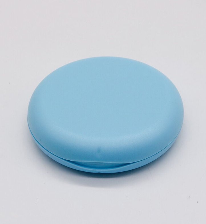 BEBUSINGOTO Aufbewahrungsbox für Zahnpflege, Aufbewahrungsbox für unsichtbare Zahnspangen (blau)