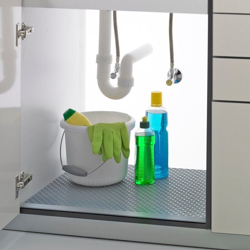 Spülenschrank-Wasserschutzmatte, zuschneidbar, 9079862, 1200x 580mm, Polystyrol - Hettich