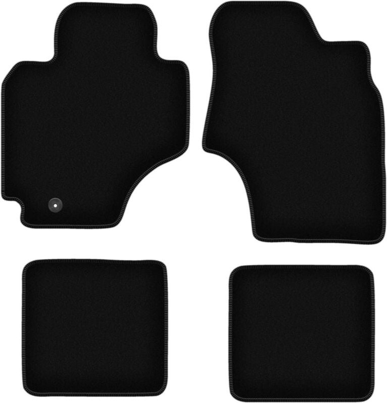 BASIC schwarze Veloursmatten für: Toyota RAV4 II 3-Türer Vor-Facelift (2000-2003)