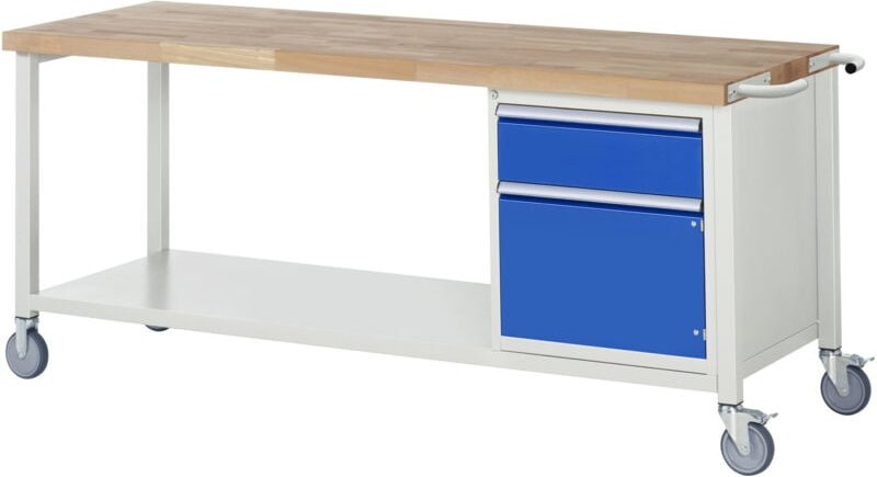 Fahrbare Werkbank Modell 8152 BxTxH 2000x700x880mm - RAU