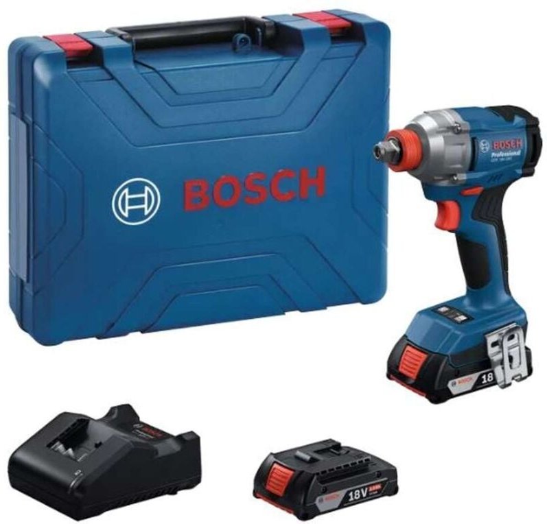 Thumbnail - Bosch Werkzeug - 18V Akku-Schlagschrauber, 2x Akku 2,0 Ah GBA, Ladegerät 06019N2122