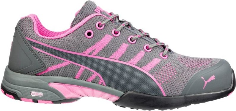 Thumbnail - Puma Safety Shoes - puma Celerity Knit Pink 642910-38 Sicherheitsschuh S1 Schuhgröße (eu): 38 Grau, Pink 1 St.