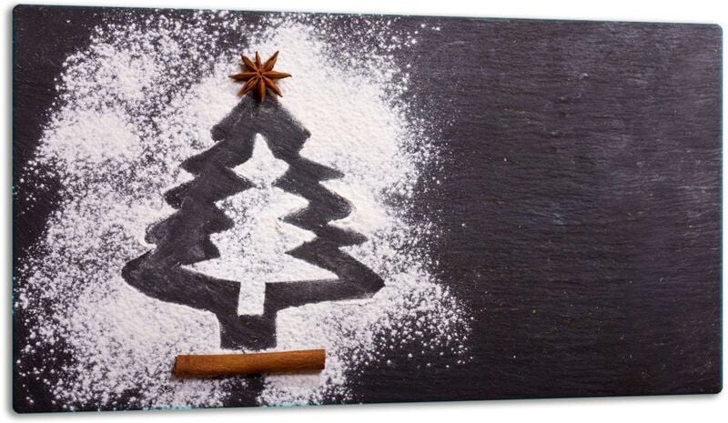 Glasschild Schneidebrett 52x30 Feertage