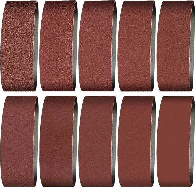 Schleifband 100X915 mm - Körnung 240/60/80/120/150/240/400 Schleifband zum Schleifen, Polieren und Entstauben, Ideal für...