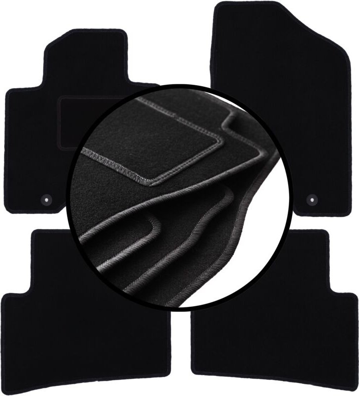 Komplettset Veloursmatten für: Kia Sportage IV SUV (2015-)
