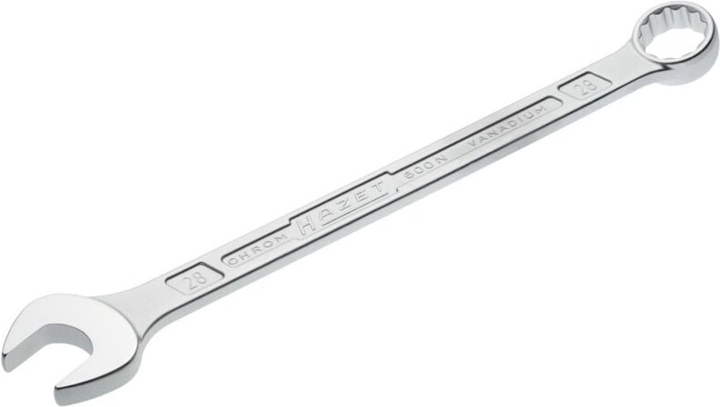 Ring-Maulschlüssel, Außen-Doppel-Sechskant-Tractionsprofil, 28 mm - Hazet