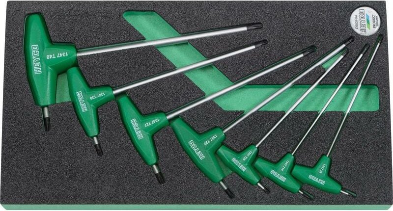 00961001080 Winkelschraubendreher-Sätze für Innen-Torx-Schrauben 7-tlg.