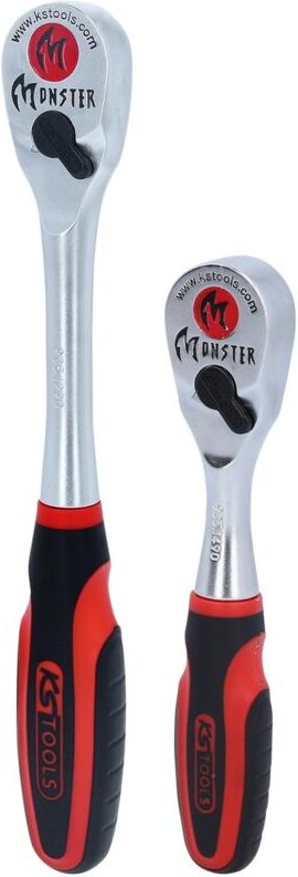 Ks Tools Monster Umschaltknarren-Satz, 2-tlg 1/4+1/2