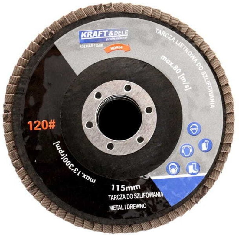 Satz 115 mm Fächerscheiben P40 KD960