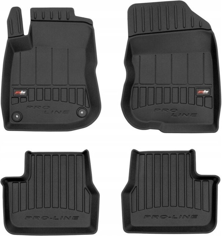 Gummimatten und Fußmatten Peugeot 208 I 2012-2019 3D Mulde