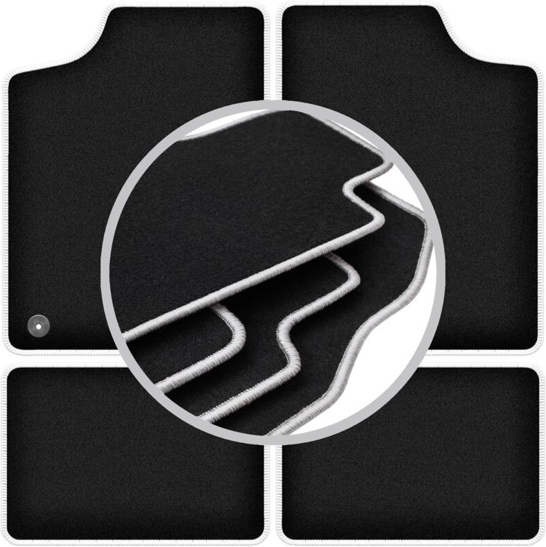 CARLUX-SILVER Autofußmatten für: Citroen AX Fließheck (1986-1998)