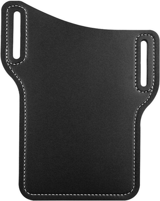 Handyhalter fur gurtel kunstleder - schwarz