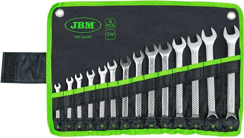 JBM54097 Satz mit 14 Ring-Maulschlüsseln