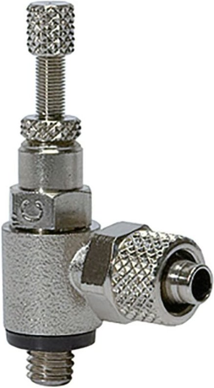 Drosselrückschlagventil, Abluftdr.Schnellverschr. G1/4, Schl.8/6 - Riegler