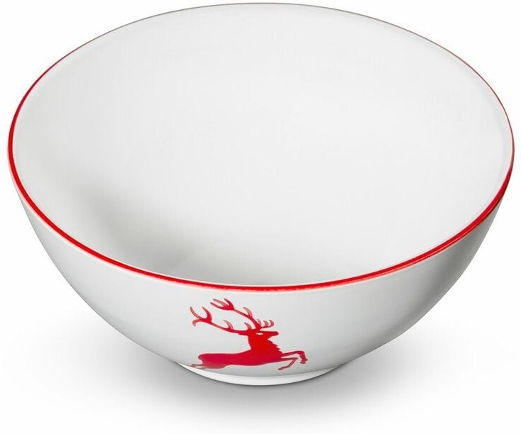Gmundner Keramik - Rubinroter Hirsch Schüssel (ø 27cm)