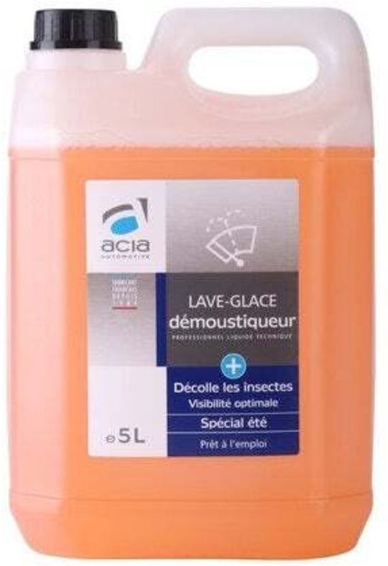 Sommer-Scheibenreiniger, Mückenschutz, Orange, Mangoduft, ACIA, 5 Liter ACIA